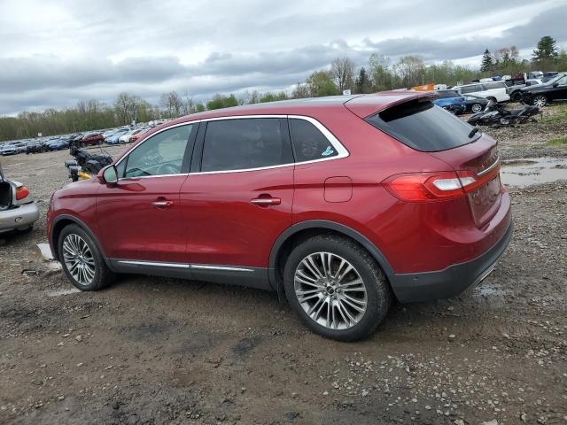 Vin: 2lmtj8lrxgbl62686, lot: 55666305, lincoln mkx reserve 20162