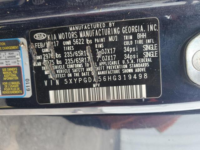 2017 KIA SORENTO LX - 5XYPGDA56HG319498