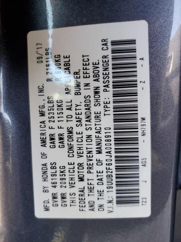 2018 ACURA TLX TECH+A - 19UUB2F60JA008910