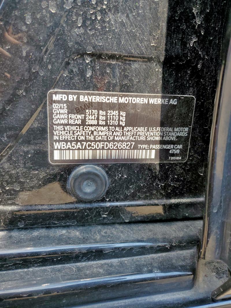 2015 BMW 528 XI WBA5A7C50FD626827