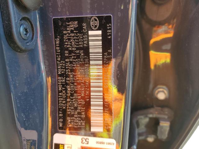 2023 TOYOTA CAMRY TRD - 4T1KZ1AK0PU076367