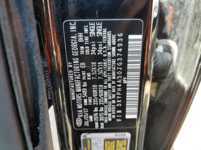 2018 KIA SORENTO EX 5XYPH4A50JG374936