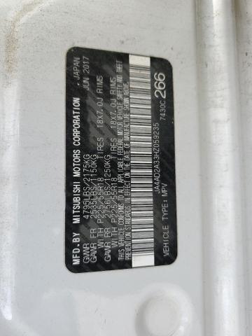 2017 MITSUBISHI OUTLANDER - JA4AD2A33HZ059235