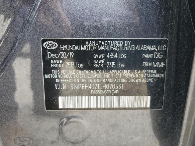 2020 HYUNDAI SONATA LIM 5NPEH4J21LH020531