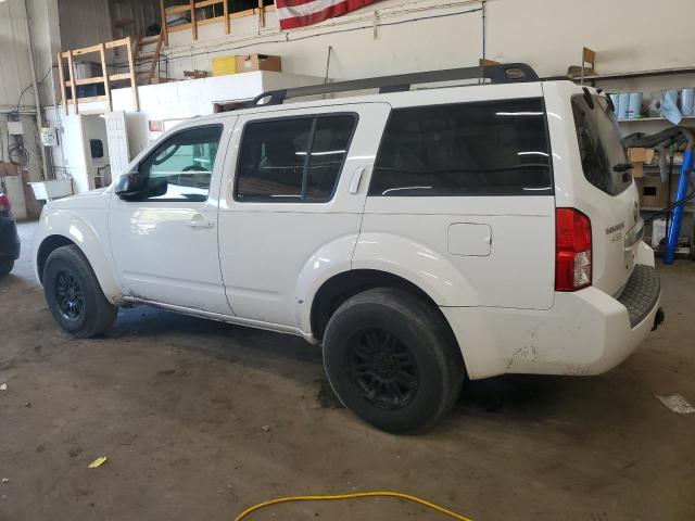 NISSAN PATHFINDER 2010 white  gas 5N1AR1NN2AC609235 photo #3