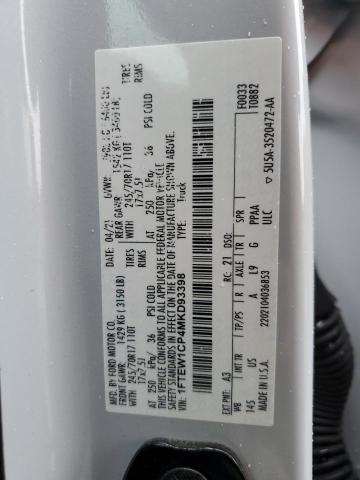 2021 FORD F150 SUPER - 1FTEW1CP4MKD93398