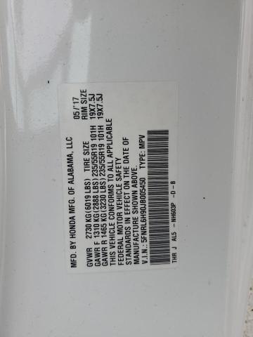 2018 HONDA ODYSSEY EL - 5FNRL6H90JB005450