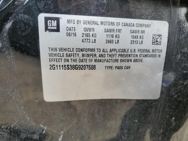 2016 CHEVROLET IMPALA LT - 2G1115S38G9207508