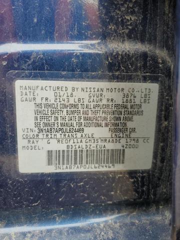 2018 NISSAN SENTRA S - 3N1AB7AP0JL624469