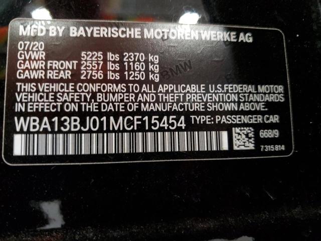 2021 BMW 530 XI - WBA13BJ01MCF15454