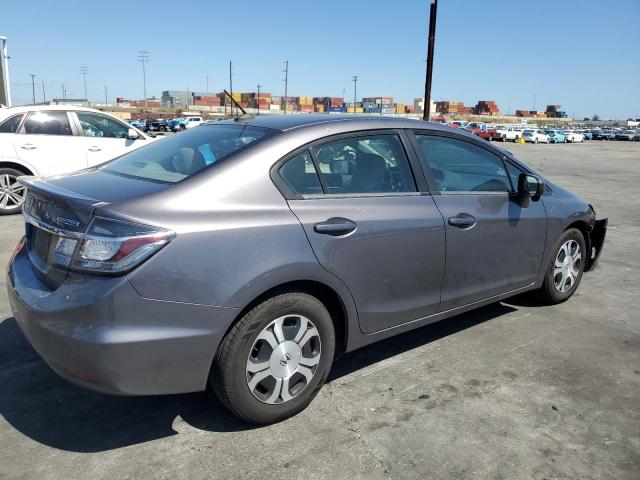 HONDA CIVIC HYBR 2015 gray  hybrid engine 19XFB4F34FE200165 photo #4