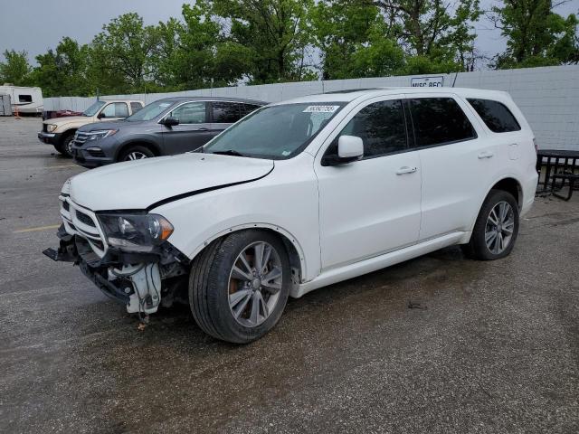 DODGE DURANGO R/ 2013 white  gas 1C4SDHCT5DC682136 photo #1