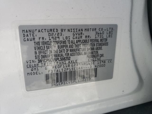 2023 NISSAN KICKS SV - 3N1CP5CV5PL508252