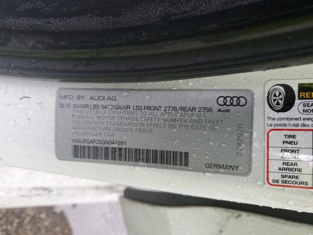 2016 AUDI A6 PREMIUM - WAUFGAFC5GN041991