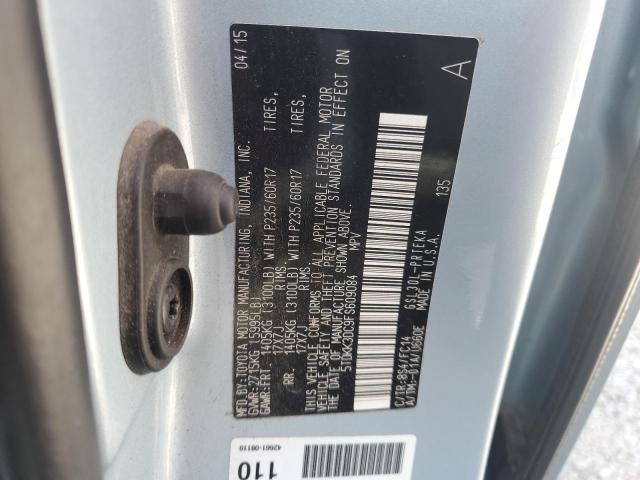 2015 TOYOTA SIENNA LE 5TDKK3DC9FS609084