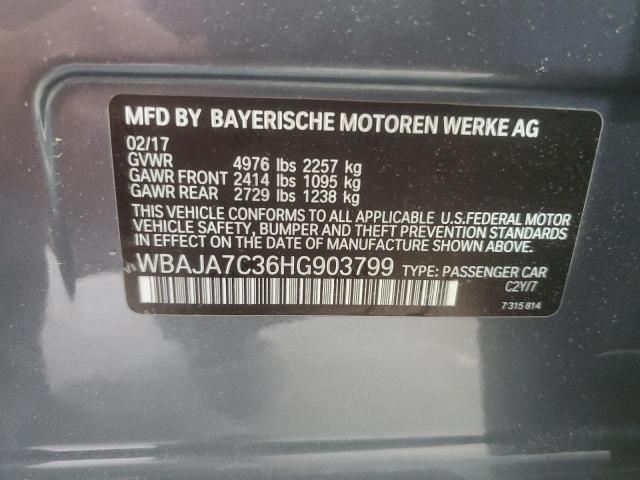 2017 BMW 530 XI WBAJA7C36HG903799
