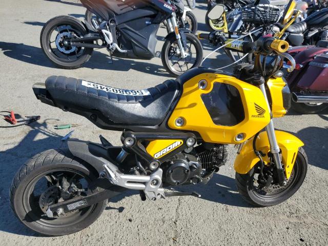 HONDA GROM 125 2022 yellow  gas MLHJC9216N5007967 photo #1
