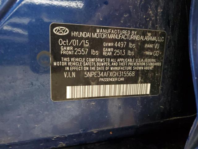 2016 HYUNDAI SONATA SPO - 5NPE34AFXGH315568