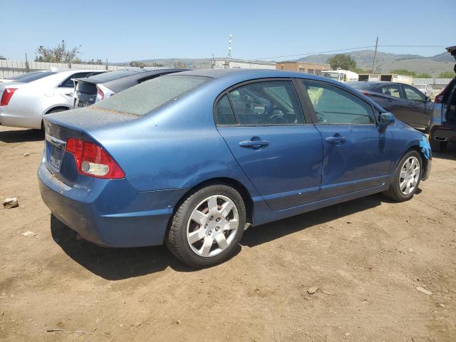 HONDA CIVIC LX 2009 blue  gas 1HGFA16589L011437 photo #4