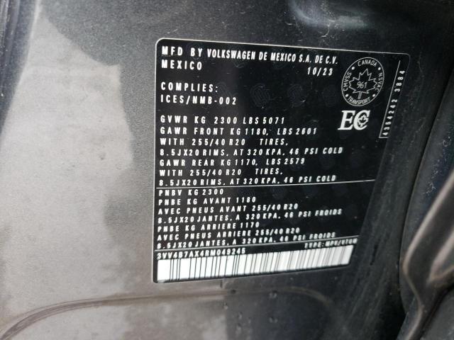 2024 VOLKSWAGEN TIGUAN SEL 3VV4B7AX4RM049245