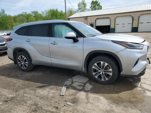 Vin: 5tdgbrch9ms023133, lot: 55162535, toyota highlander hybrid xle 20214