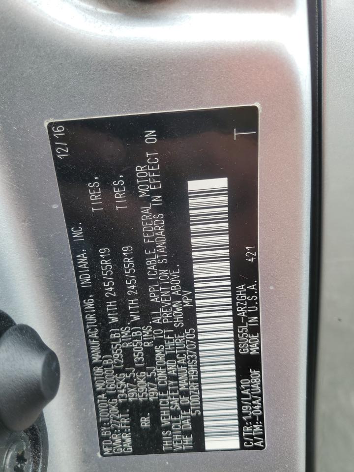 TOYOTA HIGHLANDER LIMITED