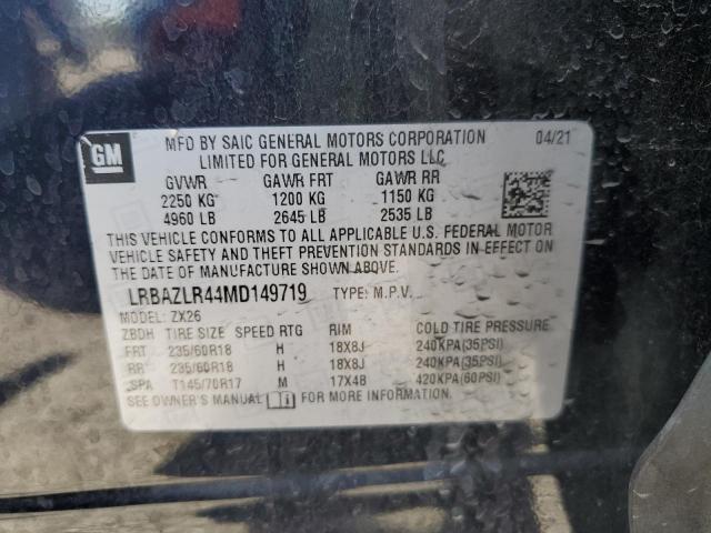 2021 BUICK ENVISION P - LRBAZLR44MD149719