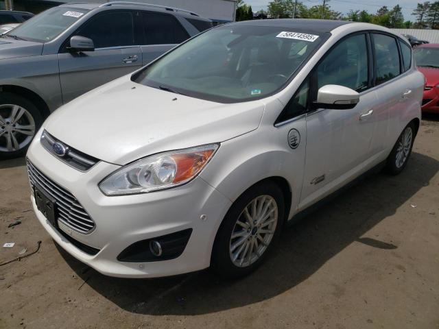 FORD C-MAX PREM 2016 white  hybrid engine 1FADP5CUXGL118791 photo #1