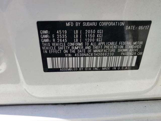 2017 SUBARU LEGACY 2.5 - 4S3BNAC61H3066230