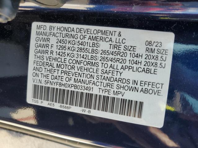 2023 HONDA PASSPORT E - 5FNYF8H0XPB033491