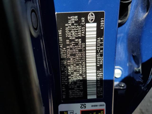 2025 TOYOTA CAMRY XSE - 4T1DBADK5SU001780