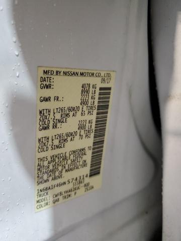 2017 NISSAN TITAN XD S - 1N6BA1F46HN574314