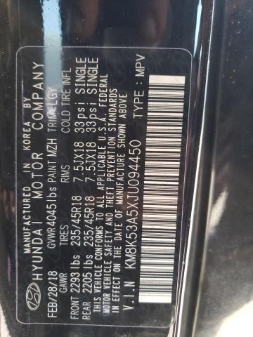 2018 HYUNDAI KONA ULTIM KM8K53A5XJU094450