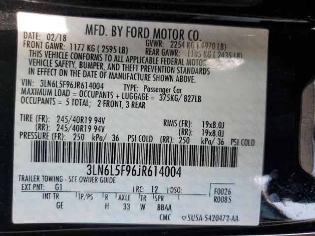 2018 LINCOLN MKZ RESERV 3LN6L5F96JR614004