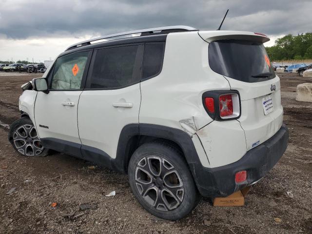 Vin: zaccjadt0fpb57319, lot: 58262505, jeep renegade limited 20152