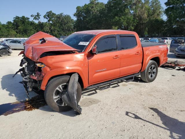 TOYOTA TACOMA DOU 2018 orange  gas 5TFAZ5CN8JX055321 photo #1
