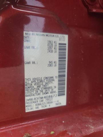2022 NISSAN ALTIMA SR 1N4BL4CV7NN408672