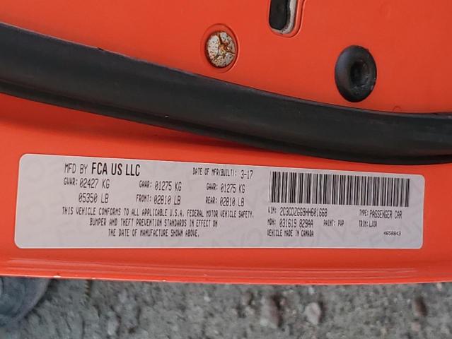 2017 DODGE CHALLENGER - 2C3CDZGG9HH601668