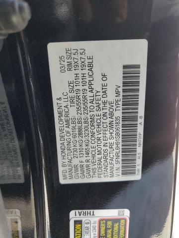 2025 HONDA ODYSSEY EL 5FNRL6H91SB061835