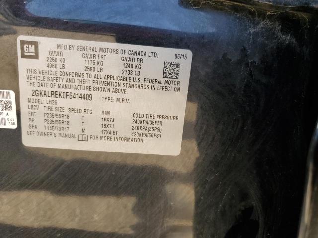 2015 GMC TERRAIN SL 2GKALREK0F6414409