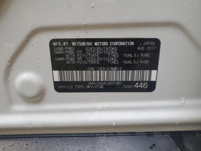 2018 MITSUBISHI RVR SE JA4AJ3AUXJZ601363