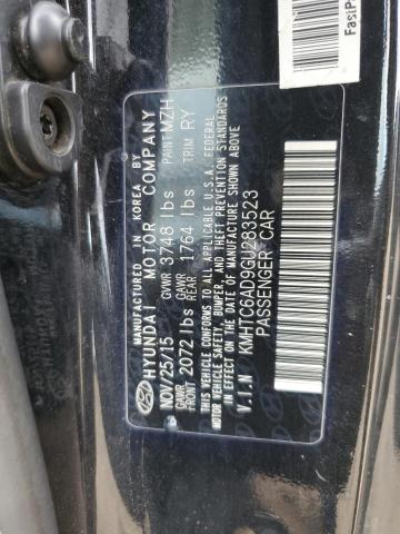 2016 HYUNDAI VELOSTER - KMHTC6AD9GU283523