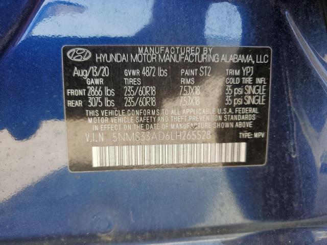 2020 HYUNDAI SANTA FE S - 5NMS33AD6LH265528