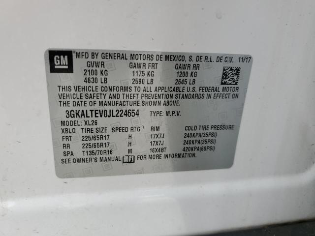 2018 GMC TERRAIN SL - 3GKALTEV0JL224654