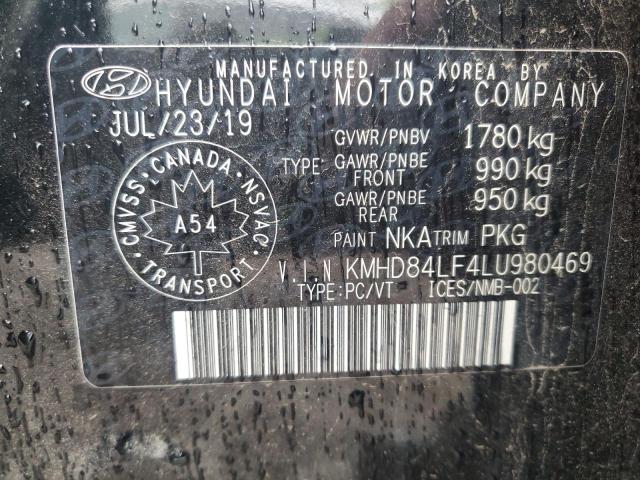 2020 HYUNDAI ELANTRA SE KMHD84LF4LU980469