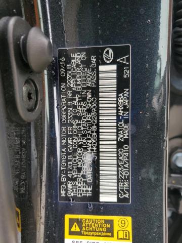 2017 LEXUS CT 200 JTHKD5BH8H2289060