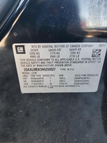 2017 GMC TERRAIN SL - 2GKALMEK3H6299827