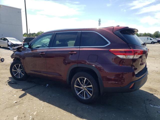 Vin: 5tdjzrfh1js880264, lot: 57509965, toyota highlander se 20182