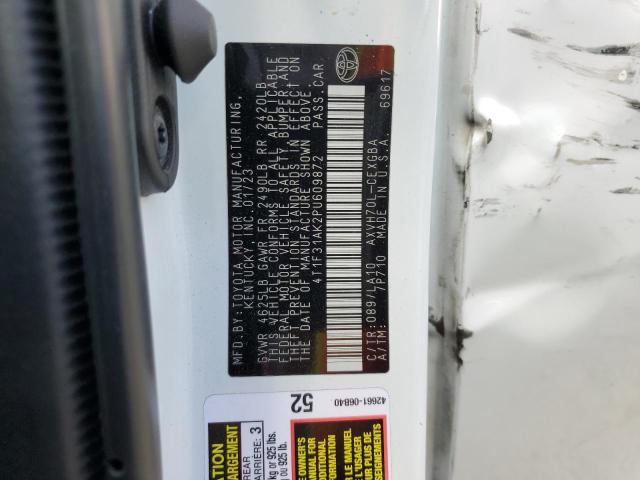 2023 TOYOTA CAMRY XLE 4T1F31AK2PU609872