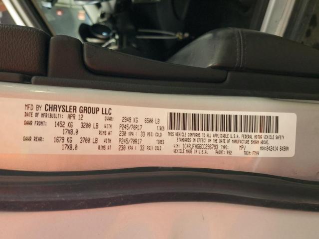 2012 JEEP GRAND CHER #3150860228